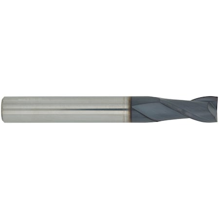 Cgs Tool 2 Flute Stub Length Sq End Mill 3/32"Dia 1/8"Shank 3/16"Loc 1-1/2"Oal W/Altin Coating 220-0938-ALTiN